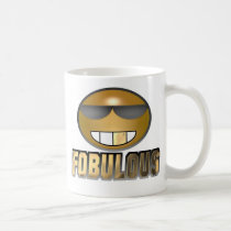 Fobulous Smiley Gold mugs