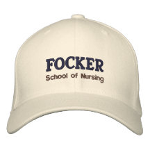 FOCKER School of Nursing Embroidered Baseball Caps