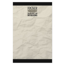 Focker School of Nursing Customized Stationery