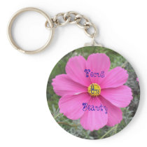 Focus On Beauty - Cosmos Flower Keychain