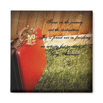 "Focus on the Journey" magnet