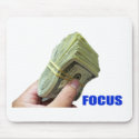 FOCUS on the MONEY mousepads