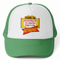 Focused On Retirement Hat