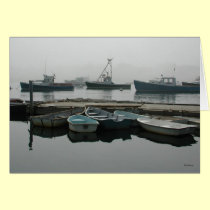 Fog Boats--thank you cards by BlarneyCards Fog Boats--thank you cards