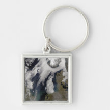 Fog in the North Sea Key Chain