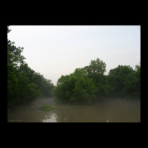 Fog on Pickering Creek posters