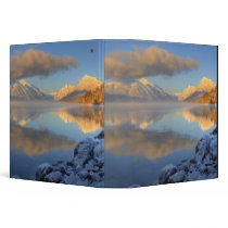 Fog rises from Lake McDonald on a very cold Binder