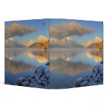 Fog rises from Lake McDonald on a very cold Binder