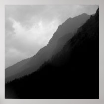 Fog saves clouds mountains clouds muck out print