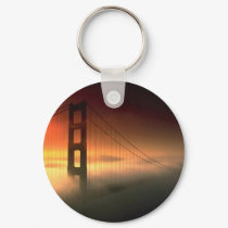 Fog Shrouded Golden Gate keychains