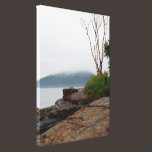 Fog Shrouded Island canvas prints