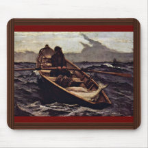 Fog Warning (The Fog Warning) By Homer Winslow Mouse Pad