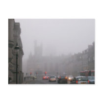 Foggy City Centre Post Card