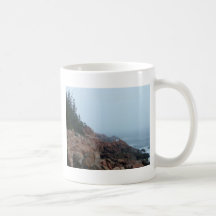 Foggy Coast Of Maine Coffee Mug