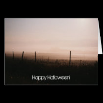 Foggy field card cards