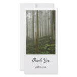 Foggy Forest Personalized Photo Card