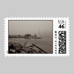 Foggy Harbour Postage Stamp