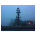 Foggy Mid Pier Lighthouse flyers