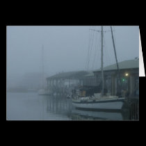 Foggy Morning in Port Mansfield cards