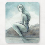Foggy Morning Mermaid Mouse Pads