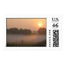 Foggy Morning postage by damack1 Foggy Morning postage