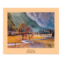 Foggy mountains. posters by herrerojulia Foggy mountains. posters