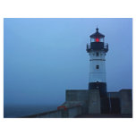Foggy North Pier Lighthouse Flyer Design
