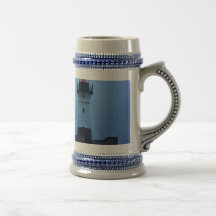 Foggy North Pier Lighthouse Mug