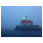 Foggy South Pier Lighthouse Letterhead