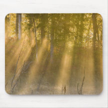 Foggy Sunrise at  Tamarac NWR near Detroit Lakes Mouse Pads