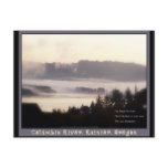 foggy sunrise Columbia River Rainier Oregon 2 Postcards