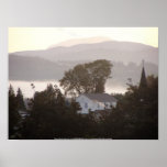 foggy sunrise over the Columbia River 4 Print