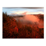 Foggy Sunset over Tully River Valley Postcards