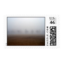 Foggy Trees Postage