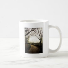 Foggy Waterfront 01 Coffee Mugs
