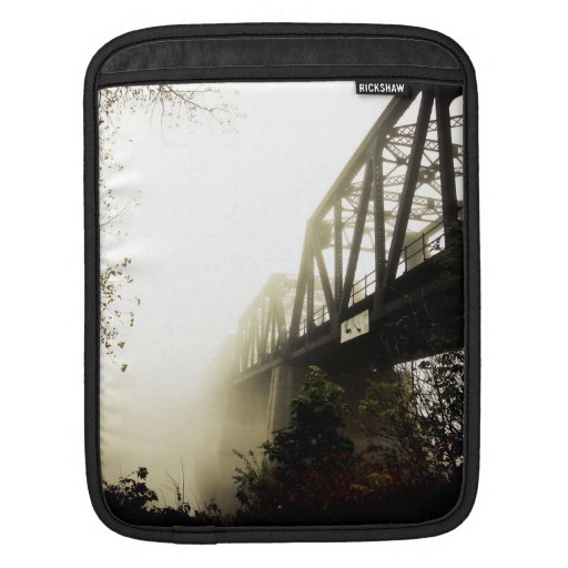 Foggy Waterfront Trail 13 Rickshaw Sleeve iPad Sleeves