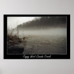 Foggy West Canada Creek posters