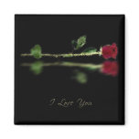 Foil Rose Magnet