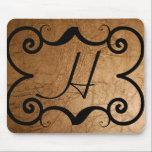Foiled Gold H mousepads