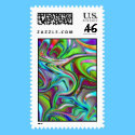 Foiled postage by dndartstudio Foiled postage