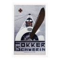Fokker Schwerin WW1 Aviation Poster - large posters by Hangar1 Fokker Schwerin WW1 Aviation Poster - large posters