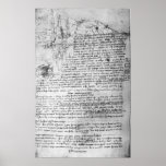 Fol.145v-b, página del cuaderno de da Vinci Impresiones