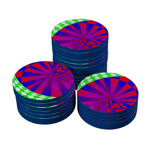 Folded Dimensions Poker Chips Zazzle