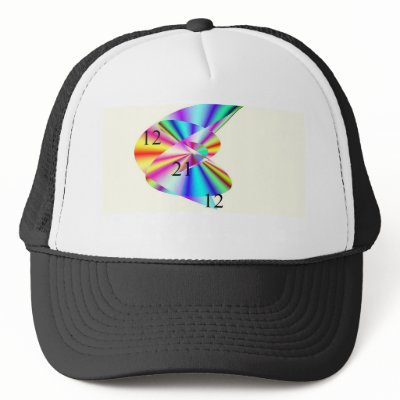 Folded Rainbow Hat