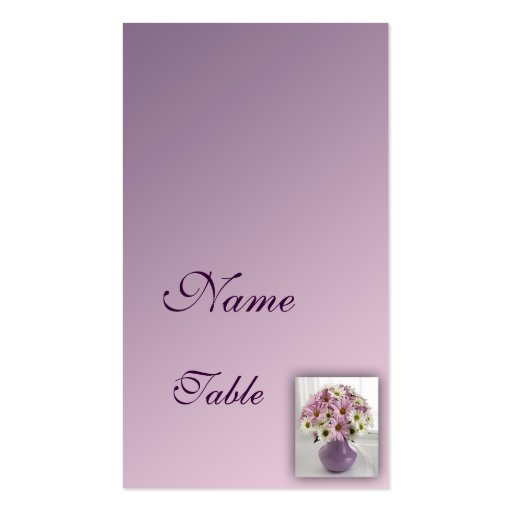 Folded Table places card Business Card Templates (front side)