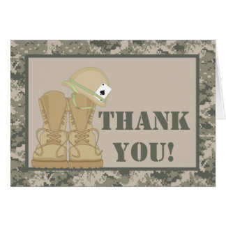 Army Thank You Cards | Zazzle