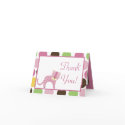 Folded Thank you Card Jungle Queen Tiger Safar Zoo