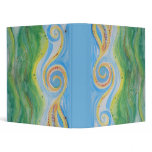 Folder or Binder Rolling Hills Swirly Sky