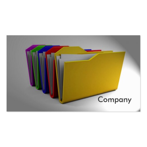 Folders Business Card (back side)