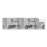 Folding bicycle bumper sticker
